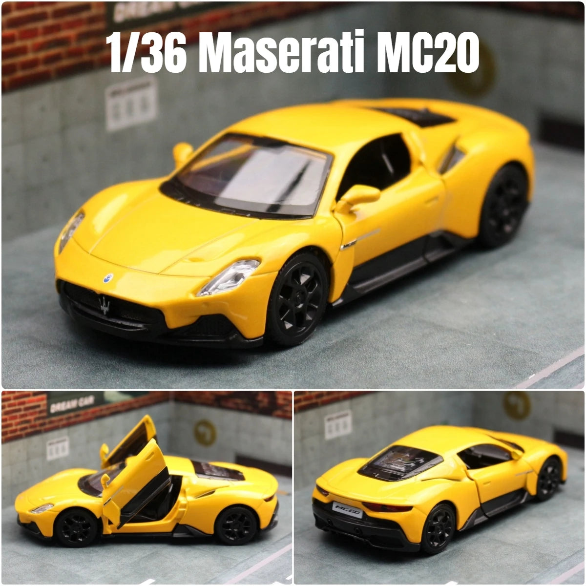 1/36 Maserati GranTurismo MC Super Sport Toy Car Model For Children RMZ CiTY Diecast Miniature Pull Back Collection Gift Kid Boy