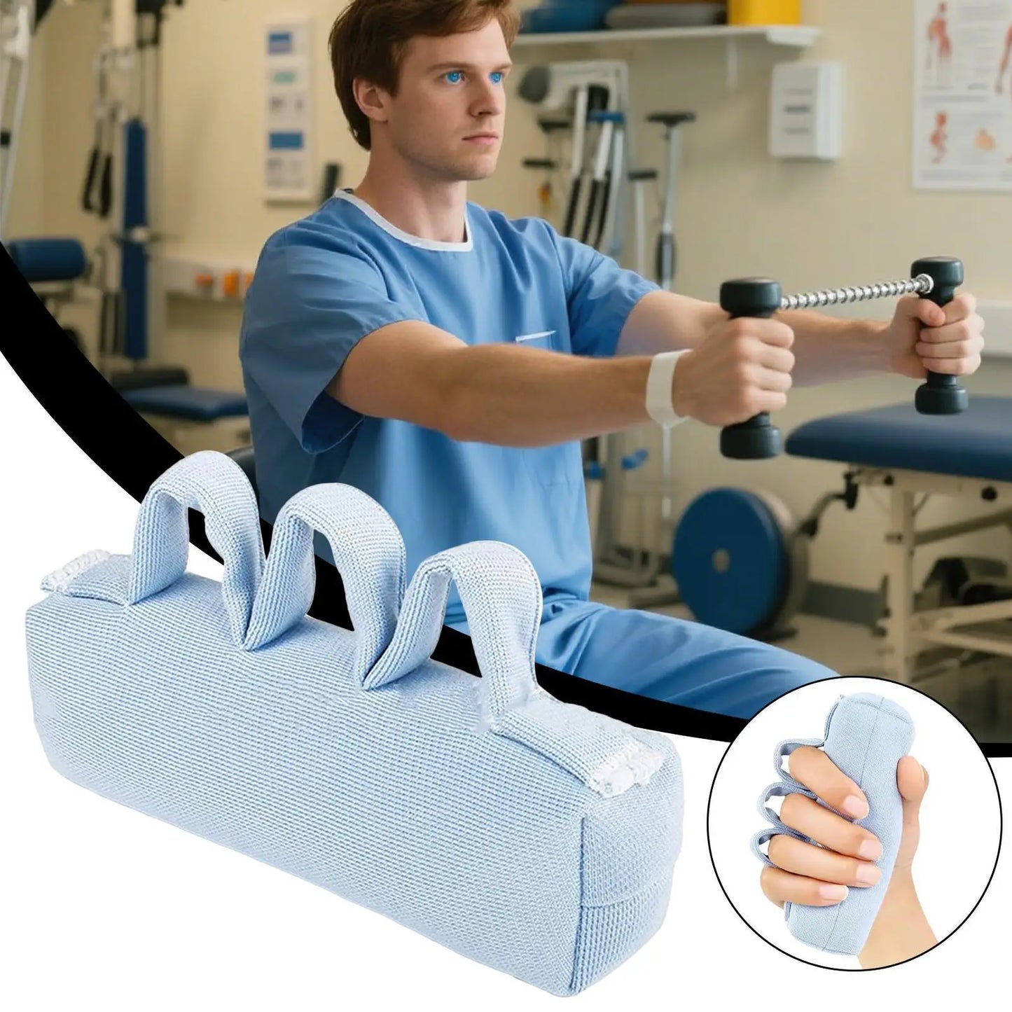 Palm Protector For Hand Contracture Soft Grip Strengthener Pad Ergonomic Palm Training Cushion For Hospital Home For Patients