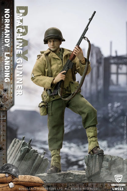 CFTOYS LW011-LW018 1/12 Men Soldier Normandy Landing US Rangers Rifleman Technical Sergeant Rangers Captain Sniper 6" Model Toys