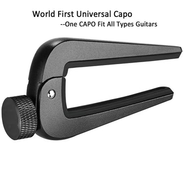 Guitar Capo Adjustable for 6 and 12 String Acoustic Classical Electric Guitar,Bass Capo,Mandolin,Ukulele Capo