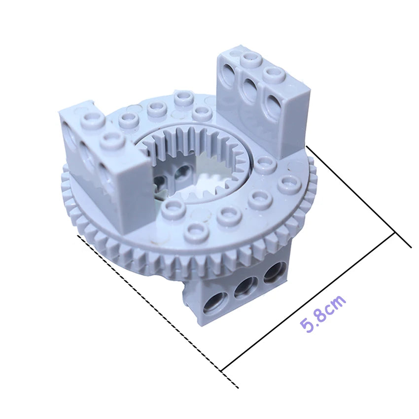 High-Tech Parts 28 56 60 Tooth Turntable 18938 18939 48452 50163 99009 99010 2855 2856 MOC Technical Parts Building Block Bricks
