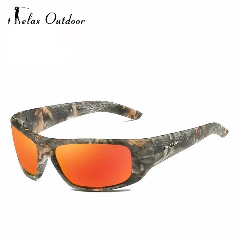 Camouflage Sports Riding Sunglasses Fishing Polarized Sunglasses Color Film Polarized Glasses Sports Sunglasses Men