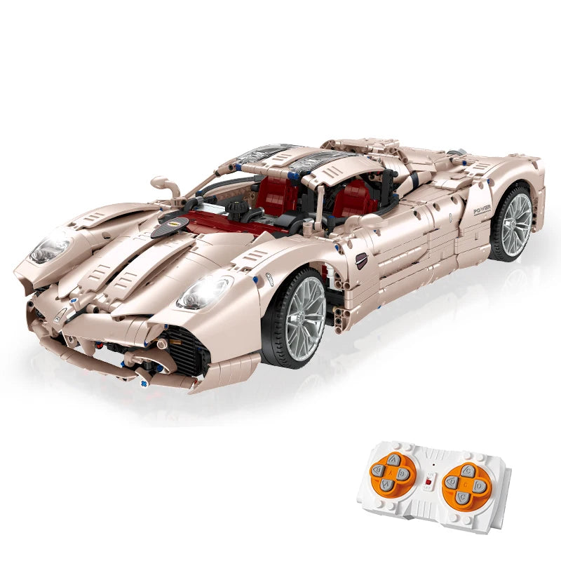 IN STOCK JJ9210 MOC Technical Remote Control Sports Car Building Blocks Assembling Bricks Toys for Boys Christmas Gift Set