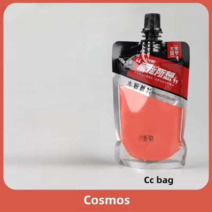 Gouache Pigment Pack Gouache Refill Jelly Pigment Art Students Special Beginners Children's Non-Toxic Super Gouache 80ml