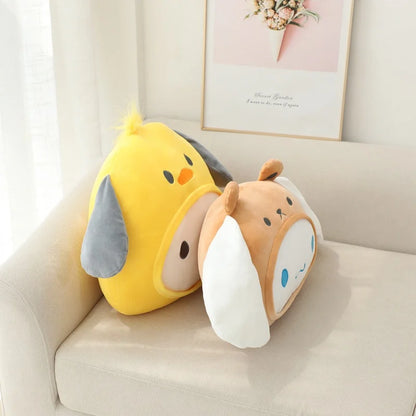 Kuromi Plush Pillow Anime Toys Cartoon Animals Melody Stuffed Dolls Cinnamoroll Pochacco Exquisite Xmas Birthday Gifts