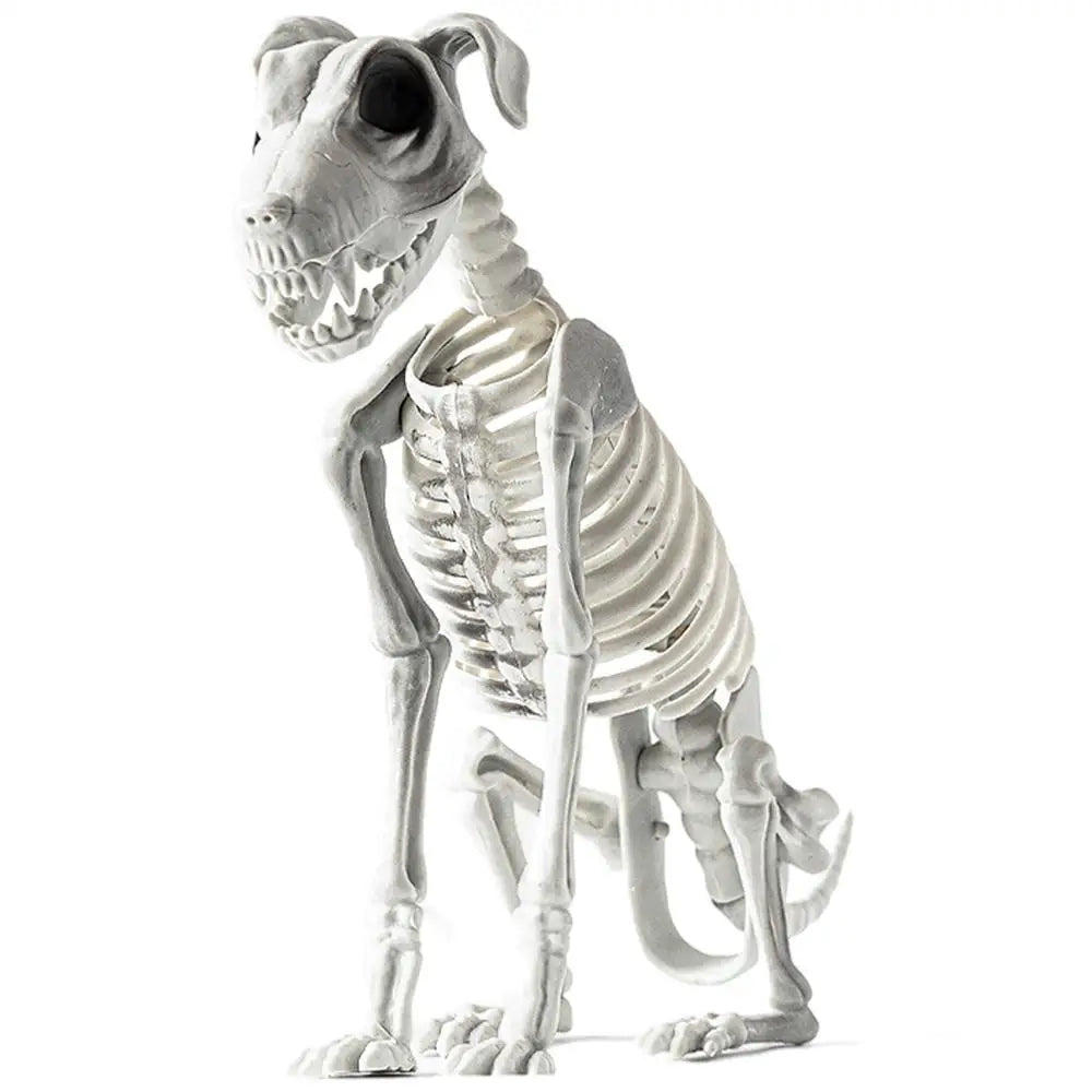 Halloween Dog Skeleton Decoration Spooky Skeleton Animal Puppy Bones Skeleton Decoration for Halloween Indoor Outdoor