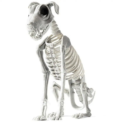 Halloween Dog Skeleton Decoration Spooky Skeleton Animal Puppy Bones Skeleton Decoration for Halloween Indoor Outdoor