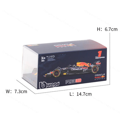 Bburago 1:43 2022 RedBull RB18 #1 #11 Static Die Cast Vehicles Collectible Model Formula Racing Car Toys