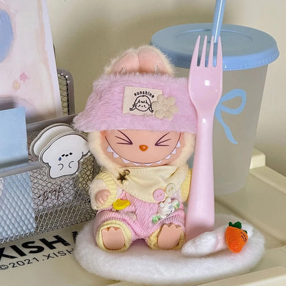 Trendy Casual Suit Ropa Labubu for 17cm Labubu Outfit Mini Doll’s Clothes Multi Style Cute Doll Accessories