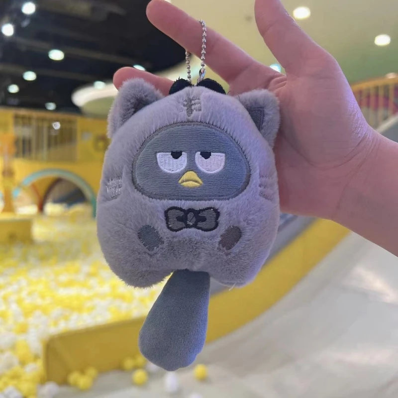 Sanrio Plush Pendant Kuromi Cinnamoroll Bad Badtz Maru Hello Kitty Pom Pom Purin My Melody Pochacco Kawaii Pendant
