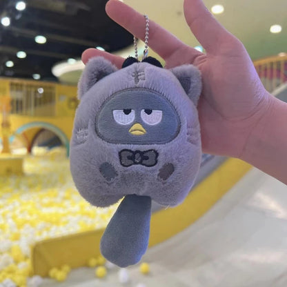 Sanrio Plush Pendant Kuromi Cinnamoroll Bad Badtz Maru Hello Kitty Pom Pom Purin My Melody Pochacco Kawaii Pendant