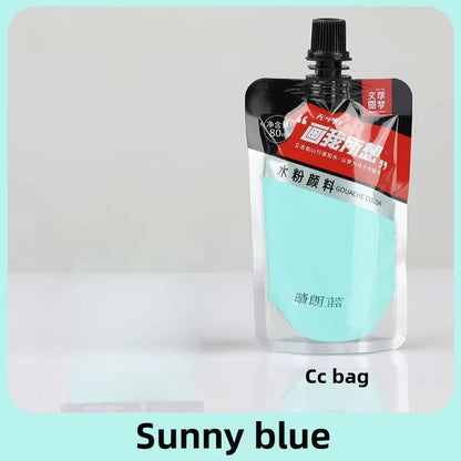 Gouache Pigment Pack Gouache Refill Jelly Pigment Art Students Special Beginners Children's Non-Toxic Super Gouache 80ml