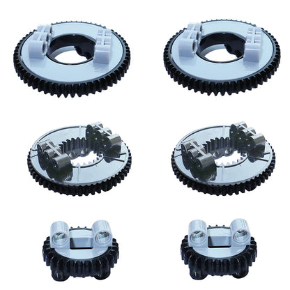 High-Tech Parts 28 56 60 Tooth Turntable 18938 18939 48452 50163 99009 99010 2855 2856 MOC Technical Parts Building Block Bricks