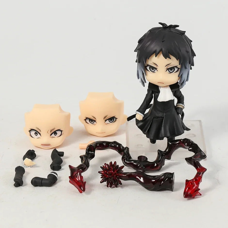 1191 Ryunosuke Akutagawa 676 Nakahara Chuya 657 Dazai Osamu PVC Action Figure Toy Anime Q Figurine Model Doll