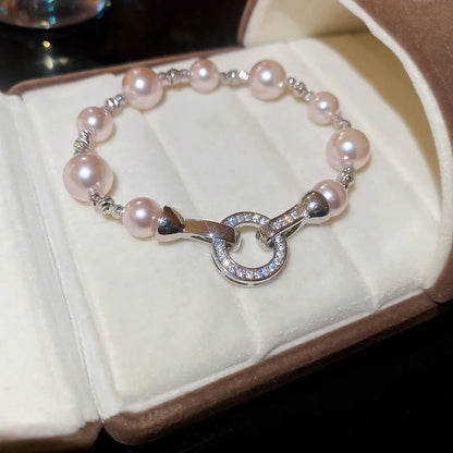 New South Korea Exquisite Simple Pearl Bracelet Fashion Elegant All-match Bracelet Women's Jewelry