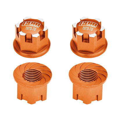 GPM Metal Alloy 17mm Wheel Nuts Tire Nut 7758 for Traxxas 1/6 XRT 1/5 X-MAXX 8S 1/8 Sledge 1/10 E-Revo 2.0 MAXX WideMaxx RC Car