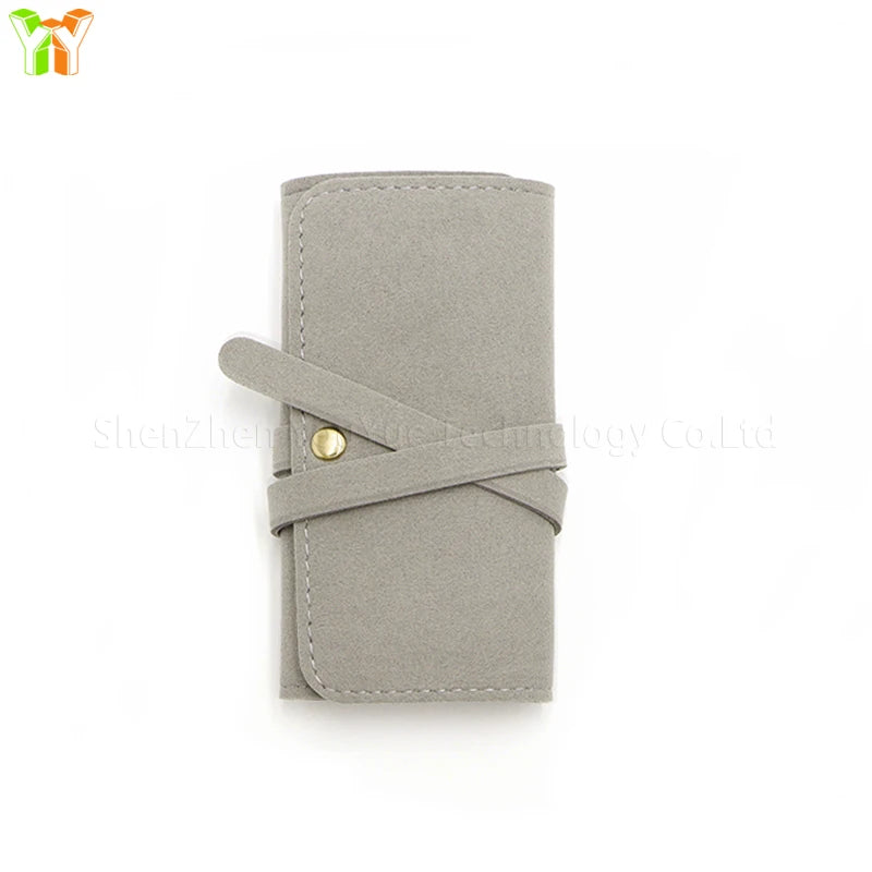 Lightweight Jewelry Organizer Roll Waterproof Foldable Travel Storage Bag for Women Girls Necklaces Rings Earrings Bracelet
