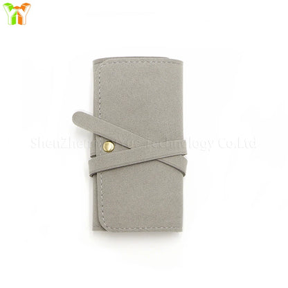 Lightweight Jewelry Organizer Roll Waterproof Foldable Travel Storage Bag for Women Girls Necklaces Rings Earrings Bracelet