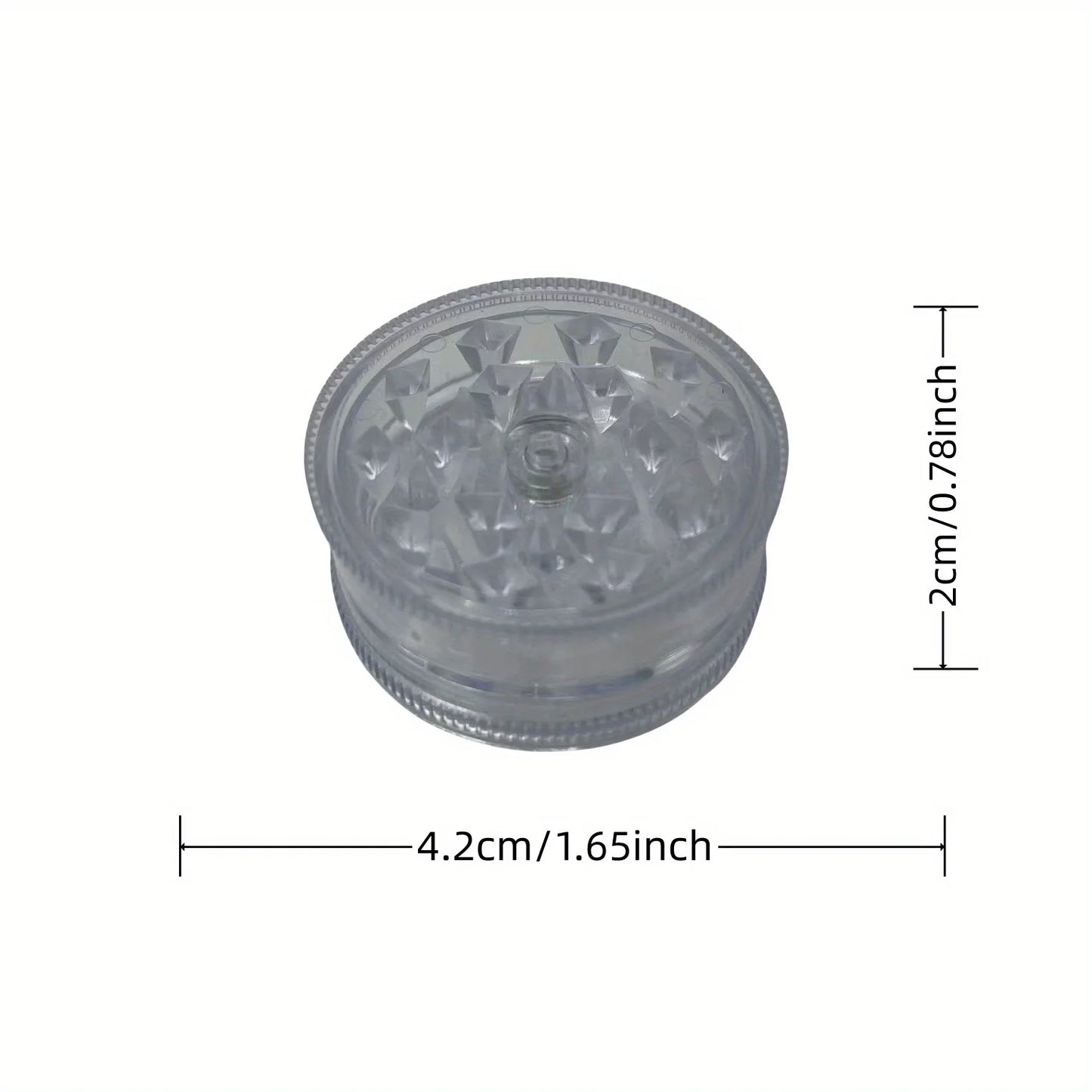 40/60mm Plastic Herb Grinder 3-layer Manual Spice Salt Mill Pepper Mortar Pestle Tobacco Raw Grass Grinder Cigarette Smoke Tool
