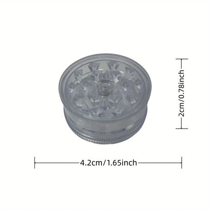 40/60mm Plastic Herb Grinder 3-layer Manual Spice Salt Mill Pepper Mortar Pestle Tobacco Raw Grass Grinder Cigarette Smoke Tool