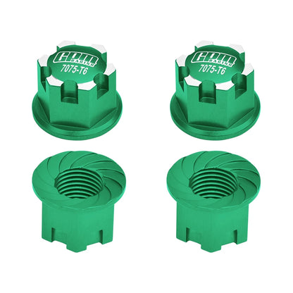 GPM Metal Alloy 17mm Wheel Nuts Tire Nut 7758 for Traxxas 1/6 XRT 1/5 X-MAXX 8S 1/8 Sledge 1/10 E-Revo 2.0 MAXX WideMaxx RC Car