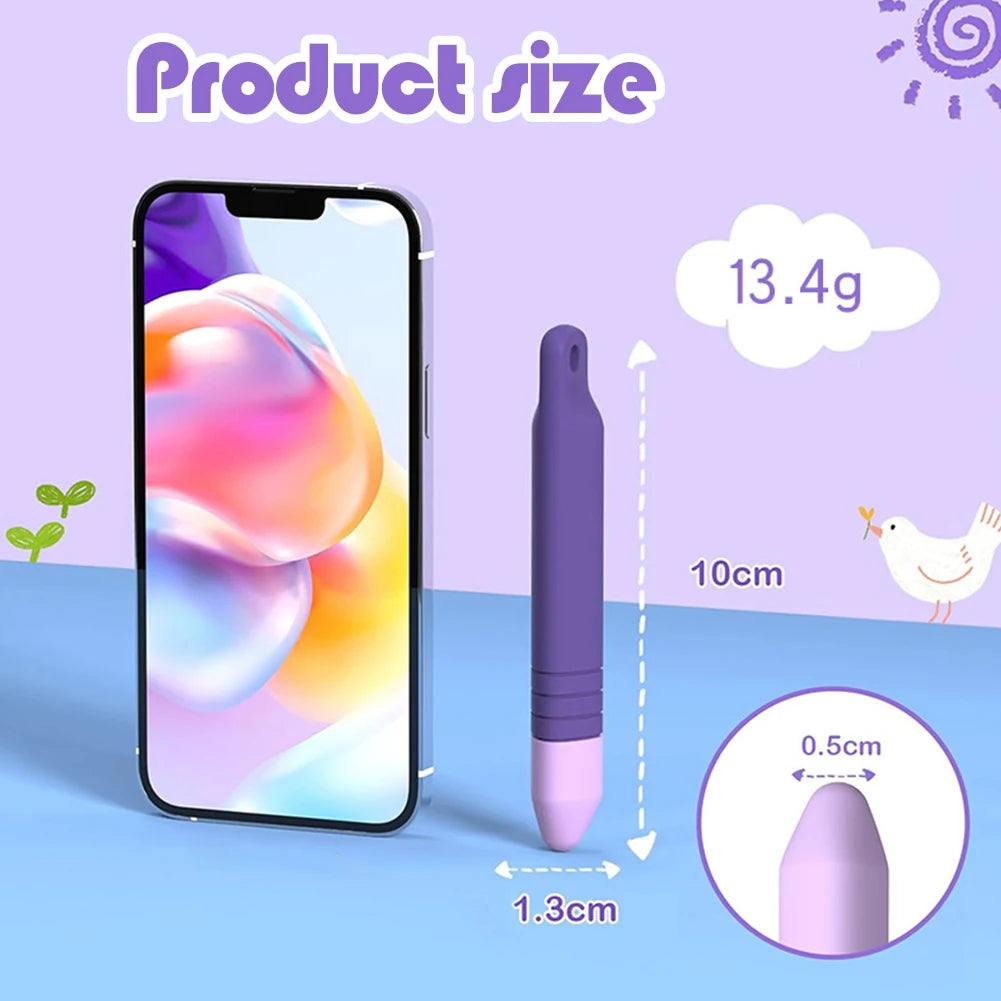 Children Silicone Stylus Pen with Durable Rubber Tip Kid Capacitive Drawing Writing Pen for Touch Screen Stylus Tablet Pencil