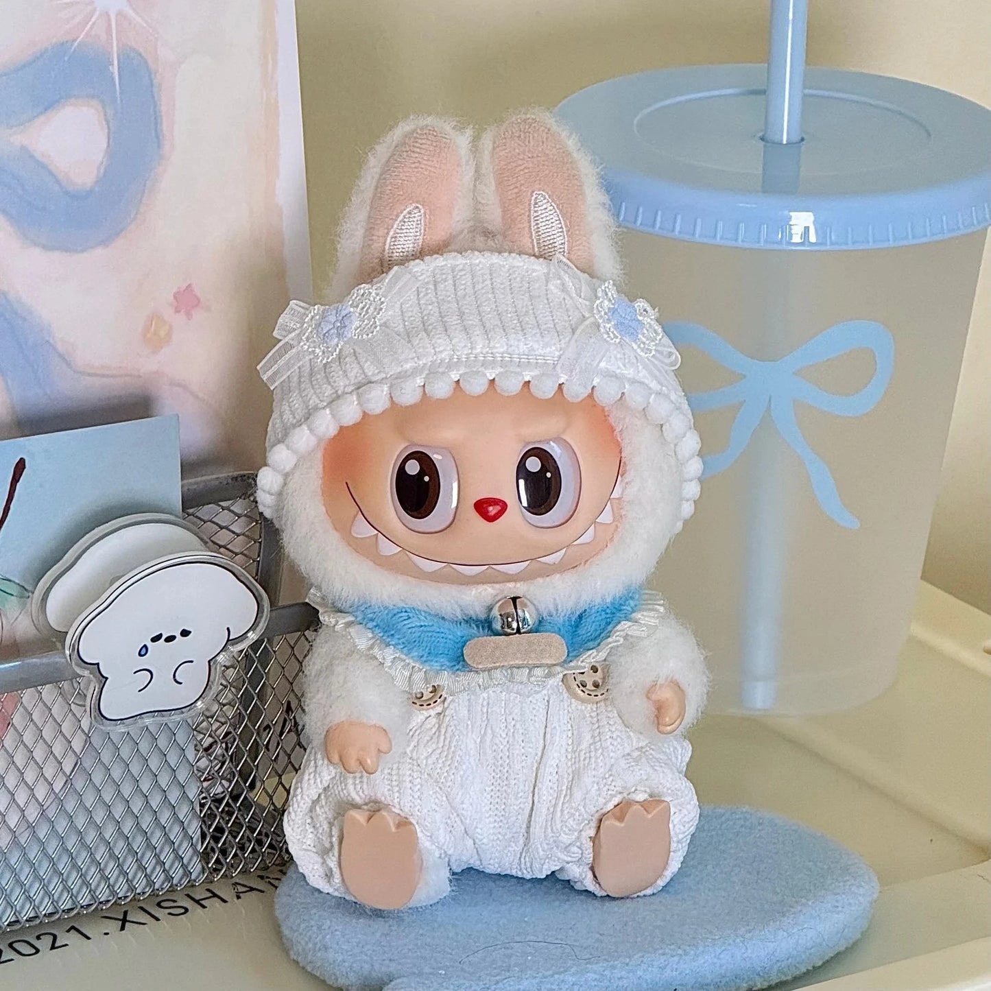 Trendy Casual Suit Ropa Labubu for 17cm Labubu Outfit Mini Doll’s Clothes Multi Style Cute Doll Accessories