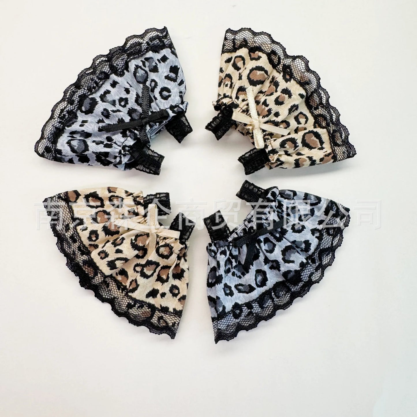 Mini Doll Clothes Outfit Accessories for 15-17cm Labubu Handmade Leopard Print Suspender Skirt Clothing