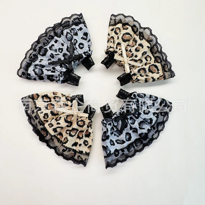 Mini Doll Clothes Outfit Accessories for 15-17cm Labubu Handmade Leopard Print Suspender Skirt Clothing