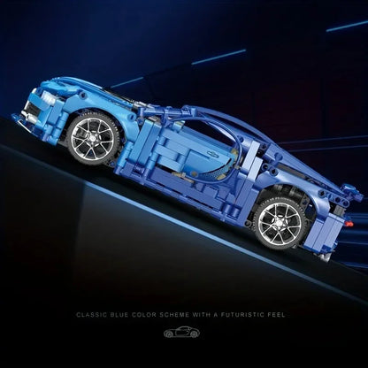 1:14 Technical Racing Sport Car Model Building Blocks Decoration Desktop Ornament Bricks Toys for Children's Christmas Gift