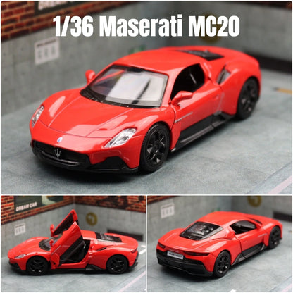 1/36 Maserati GranTurismo MC Super Sport Toy Car Model For Children RMZ CiTY Diecast Miniature Pull Back Collection Gift Kid Boy
