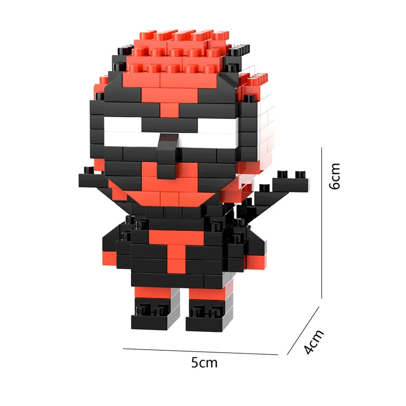 26 Styles New Cartoon Anime Building Blocks  Mini Cute Miniature Bricks Ornaments Small Particle Children's Toys