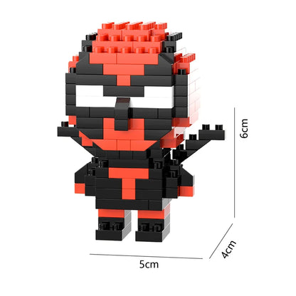 26 Styles New Cartoon Anime Building Blocks  Mini Cute Miniature Bricks Ornaments Small Particle Children's Toys