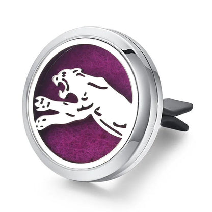 Aromatherapy Jewelry Locket Pendant Car Air Freshener Vent Clip Aroma Perfume Oils Locket Essential Oil Diffuser Car Clip