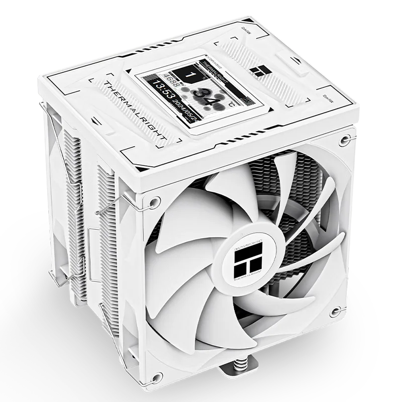 Thermalright Burst Assassin 120 VISION 6x6mm AGHP 4.0 Heatpipe Tower Air Cooler 2.4-inch IPS LCD for INTEL LGA1851 1700 AMD AM5