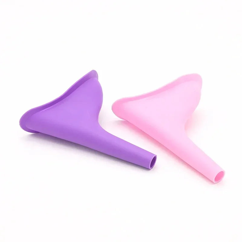 Portable Silicone Women Urinal Outdoor Female Urinal  Funnel Stand Up Pee Urination Device Travel Camping travel toilet