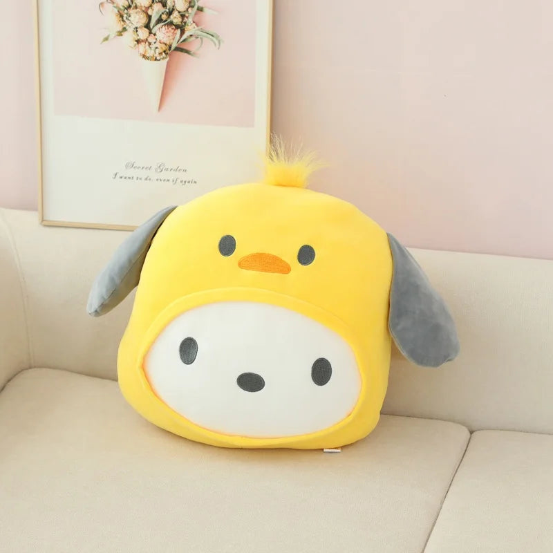 Kuromi Plush Pillow Anime Toys Cartoon Animals Melody Stuffed Dolls Cinnamoroll Pochacco Exquisite Xmas Birthday Gifts