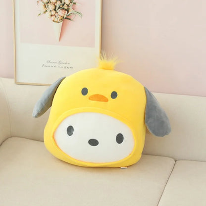 Kuromi Plush Pillow Anime Toys Cartoon Animals Melody Stuffed Dolls Cinnamoroll Pochacco Exquisite Xmas Birthday Gifts