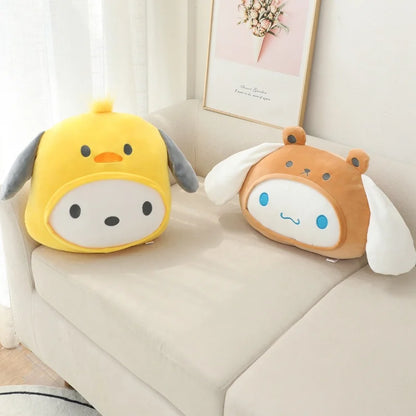 Kuromi Plush Pillow Anime Toys Cartoon Animals Melody Stuffed Dolls Cinnamoroll Pochacco Exquisite Xmas Birthday Gifts