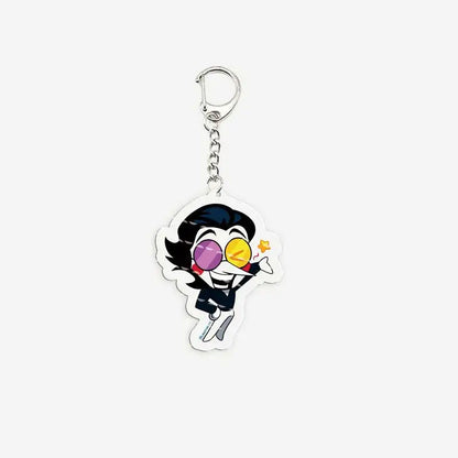 Popular Game Deltarune Spamton Susie Ralsei Meme Keychains for Accessories Bag Noelle Spamton KeyringsFans Gifts Gamer Friends