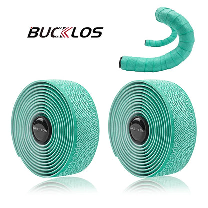 BUCKLOS Road Bike Handlebar Tape EVA+PU Non-slip Shock Absorption Handlebar Tape Flower Bar Tape Waterproof Bycicle Accessories