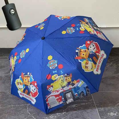 PAW Patrol Umbrellas for Children Cartoon Manual Umbrella Rain Gear Accessories Kawaii Chase Folding Umbrellas Boys Girls Gifts