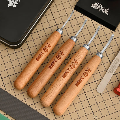 Modeling Tools Bend Spade Arc Chisel Wide Scribing Cutter Use in model seams and recesses For Plastic Model DIY Craft Tools