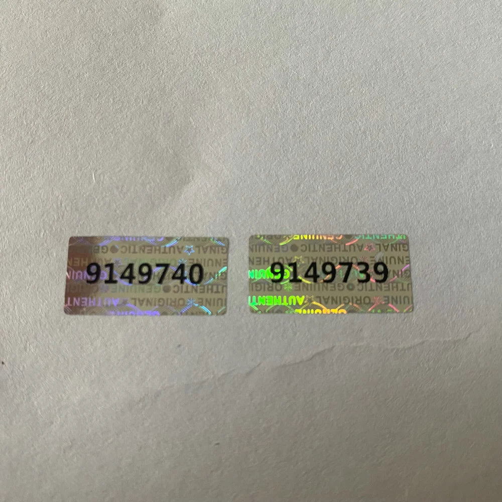 200pcs SECURITY SEAL, TAMPER EVIDENT, Warranty void stickers, 20mm X 10mm hologram