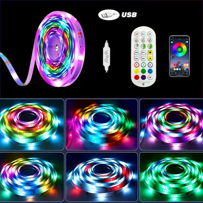 DIY Cloud LED Light Music Sync Multicolor RGBIC LED Strip Lights Remote&APP Control DIY Thunder Cloud Lamp Room Atmosphere Light