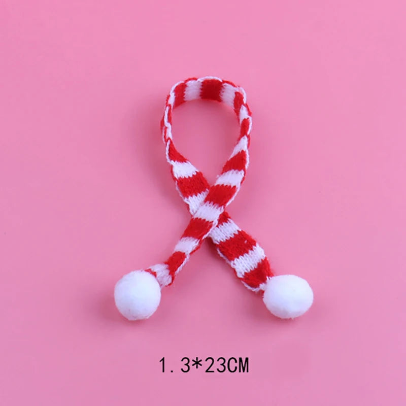 5PCS/lot Mini Handmade Small Knitting Hat For DIY Dolls Decoration Phone Case Decoration 3.5CM