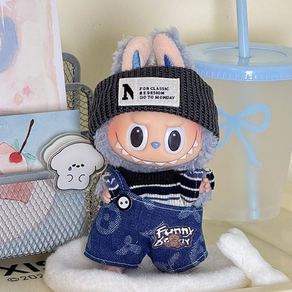Trendy Casual Suit Ropa Labubu for 17cm Labubu Outfit Mini Doll’s Clothes Multi Style Cute Doll Accessories