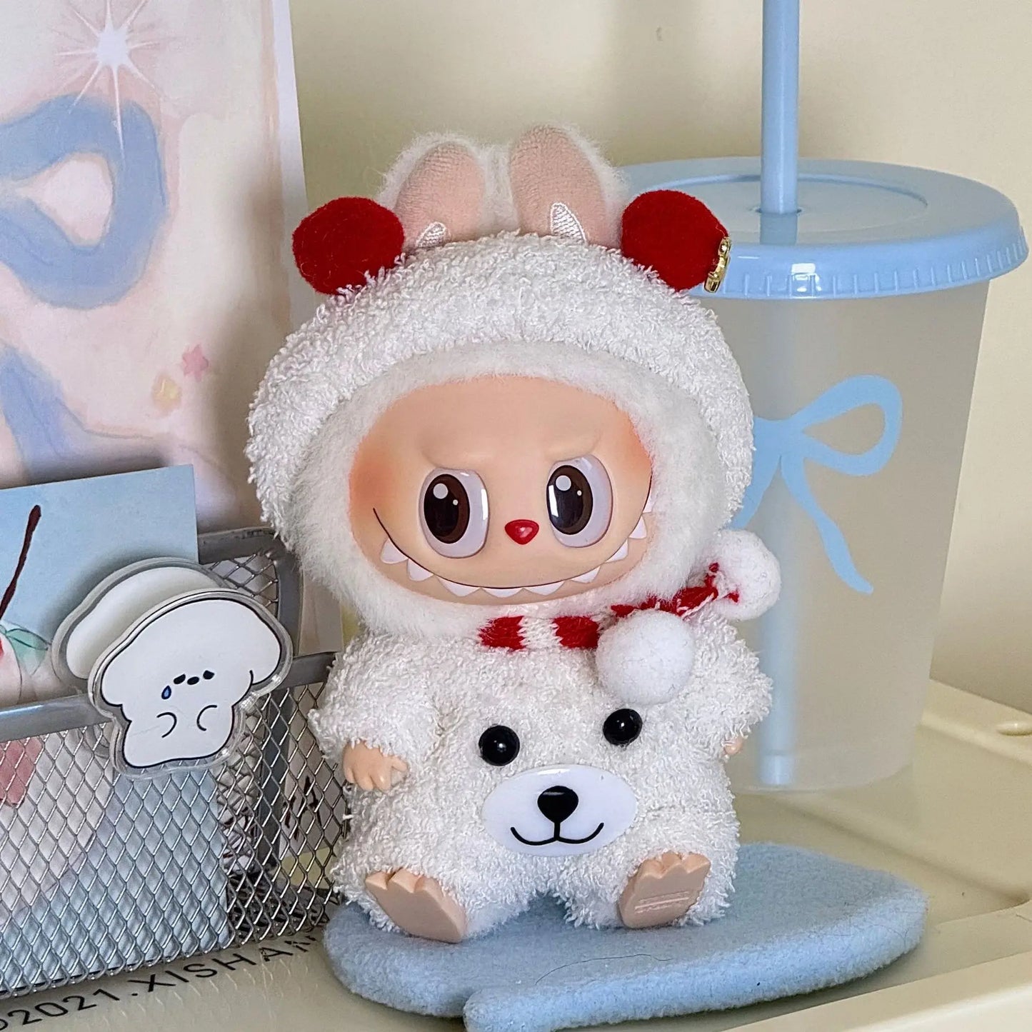 Trendy Casual Suit Ropa Labubu for 17cm Labubu Outfit Mini Doll’s Clothes Multi Style Cute Doll Accessories