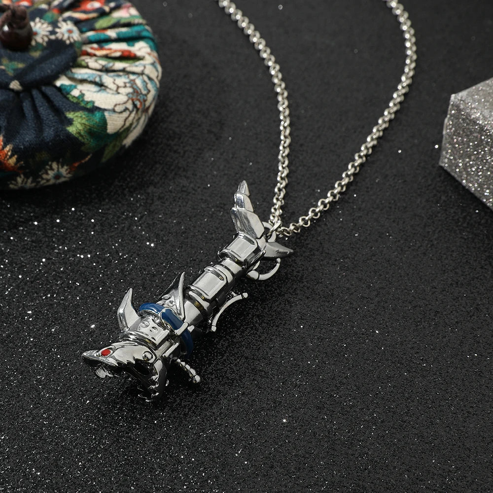 Game Trinkets League Legends Jinx Cannon Necklace Cosplay Costume Weapon Pendant Punk Cool Gun Necklace