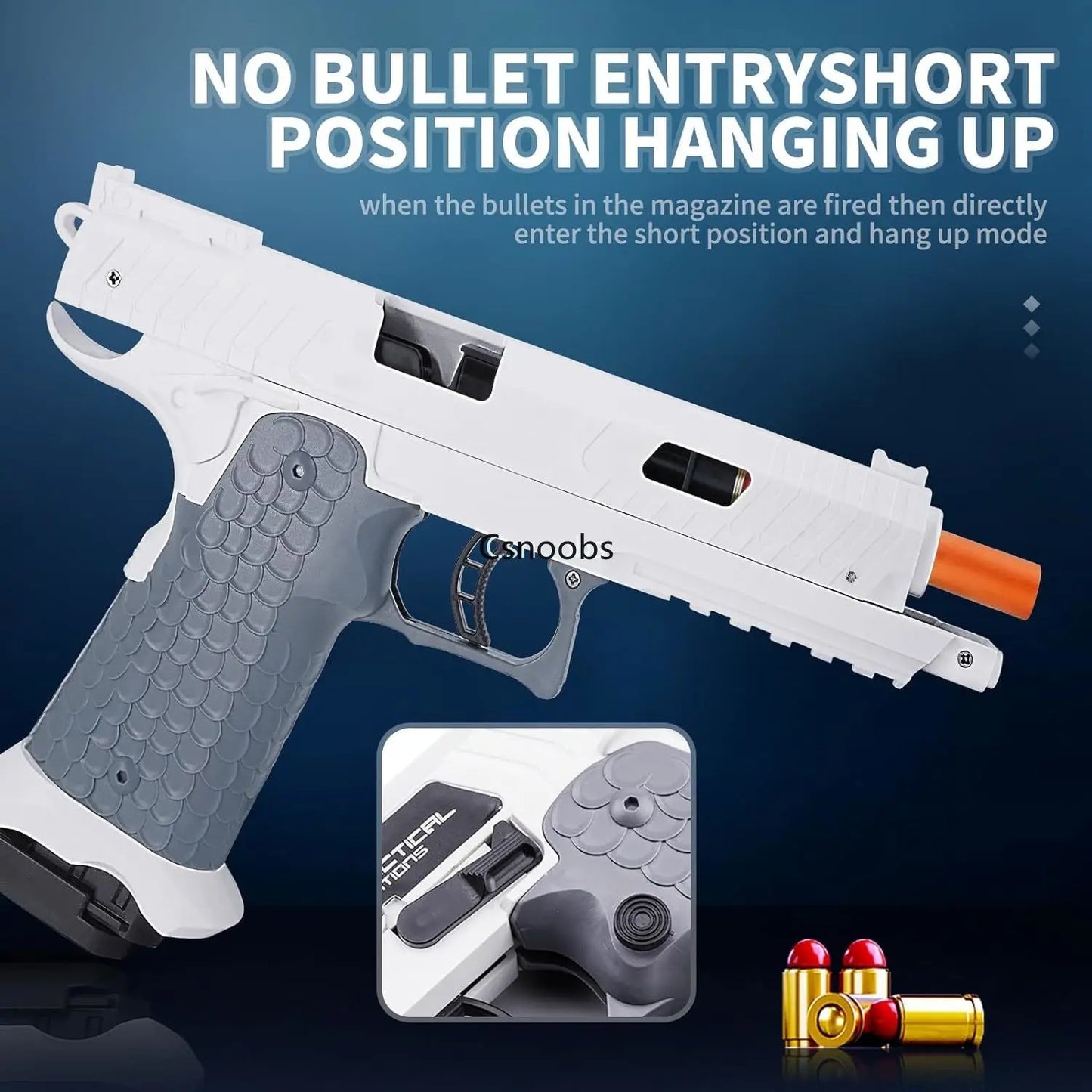 2011 Shell Throwing Toy gun Continuous Firing Blowback Soft Bullet Pistol model Empty Hanging Airsoft Birthday Gifts for Boys